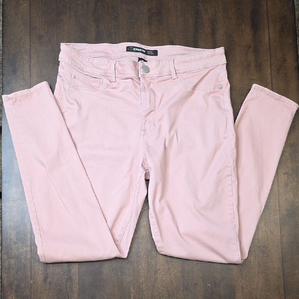 Jordache Women's Soft Pink Skinny Jeans